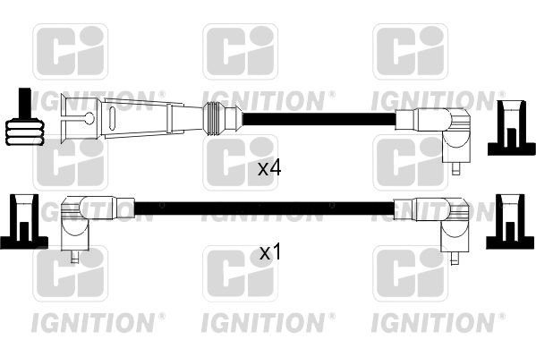 QUINTON HAZELL Комплект проводов зажигания XC774